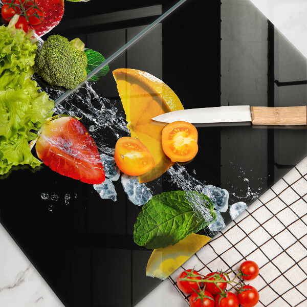 Kitchen worktop saver Fruits in water