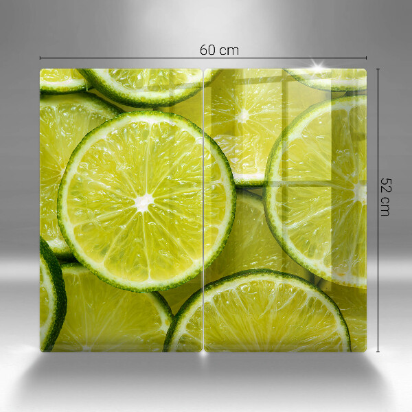 Kitchen countertop cover Lime slices