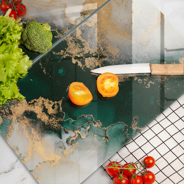 Kitchen worktop saver Multicolored marble