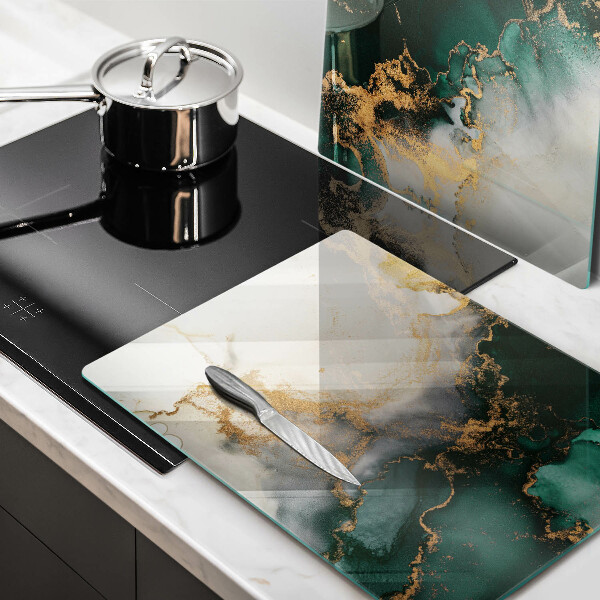 Kitchen worktop saver Multicolored marble