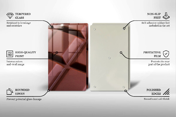 Kitchen worktop saver Chocolate squares