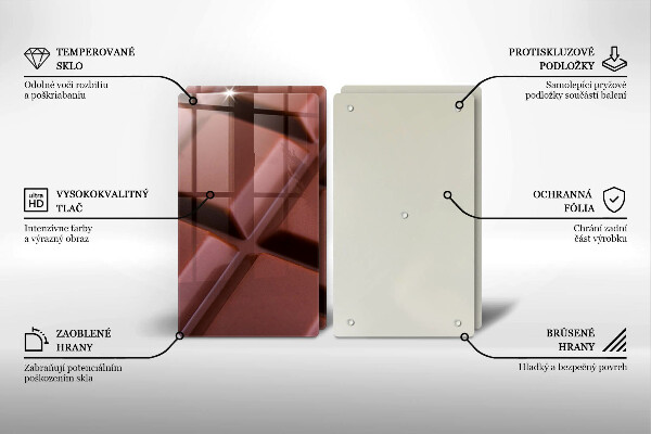 Kitchen worktop saver Chocolate squares