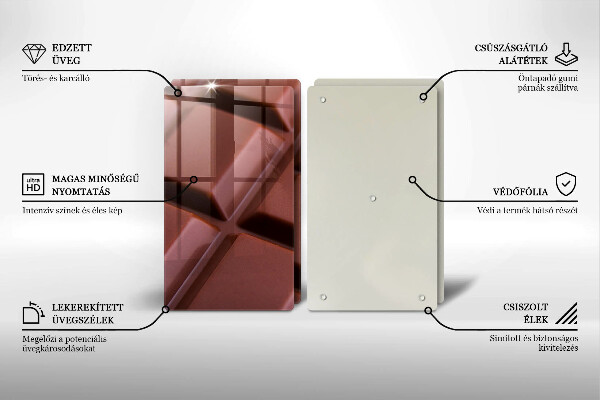 Kitchen worktop saver Chocolate squares