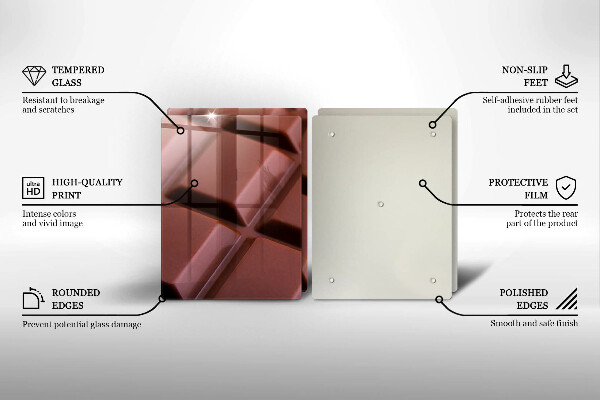 Kitchen worktop saver Chocolate squares