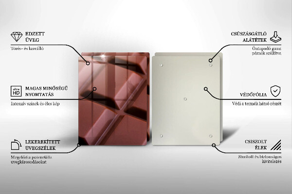 Kitchen worktop saver Chocolate squares