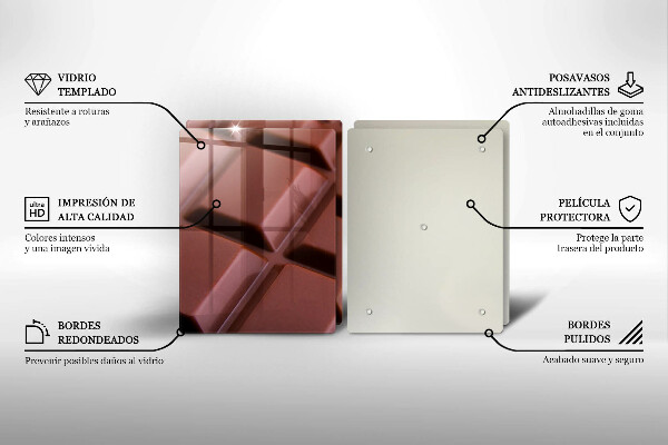 Kitchen worktop saver Chocolate squares