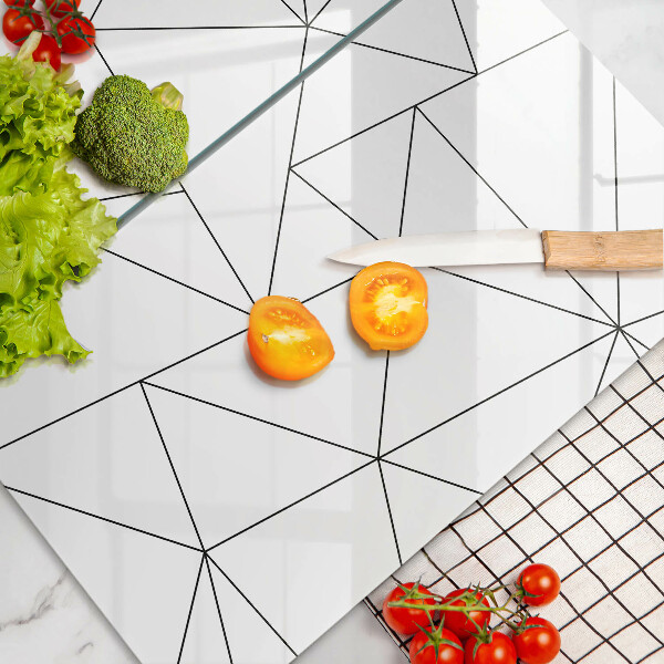 Kitchen worktop saver White triangles