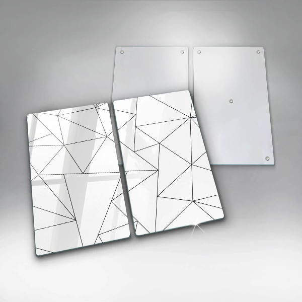 Kitchen worktop saver White triangles