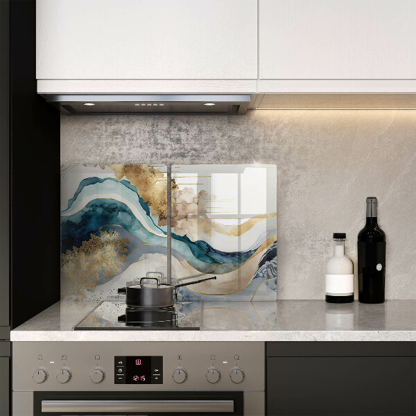 Kitchen worktop saver Colorful marble