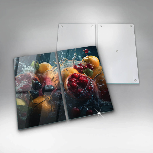 Kitchen worktop saver Fruits in water