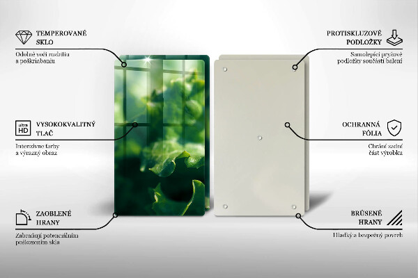 Kitchen worktop saver Lettuce leaves