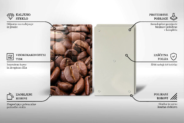 Kitchen worktop saver Coffee beans