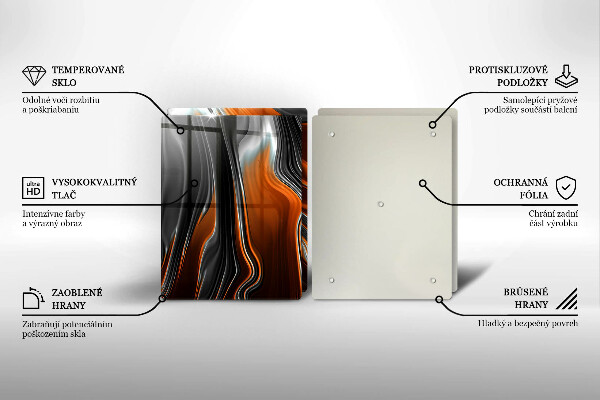 Kitchen worktop saver Abstract pattern