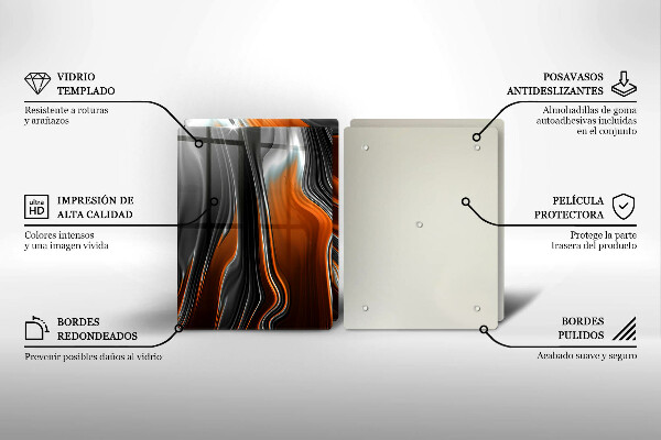 Kitchen worktop saver Abstract pattern