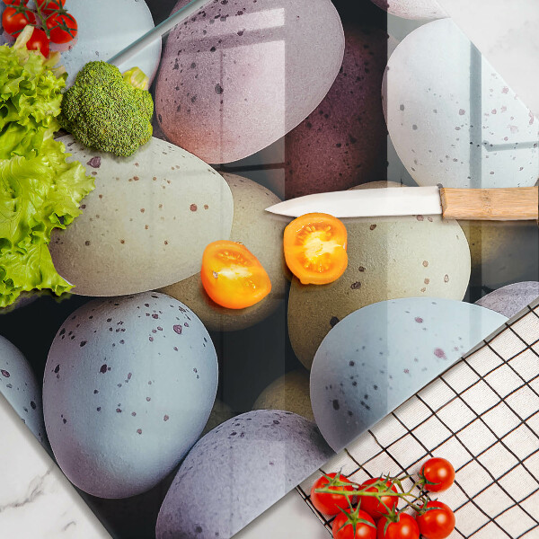 Kitchen worktop saver Easter eggs
