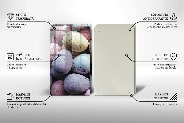 Kitchen worktop saver Easter eggs