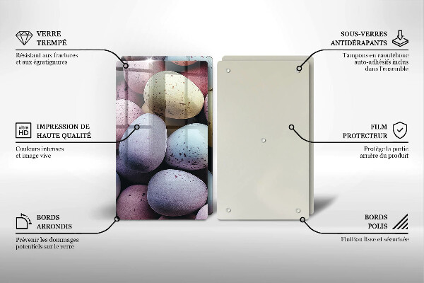 Kitchen worktop saver Easter eggs