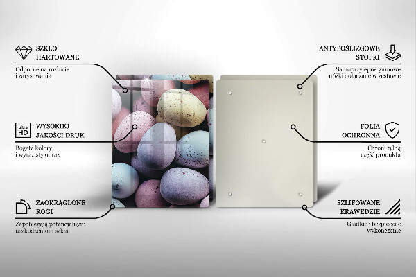 Kitchen worktop saver Easter eggs