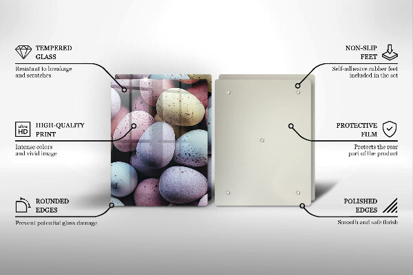 Kitchen worktop saver Easter eggs