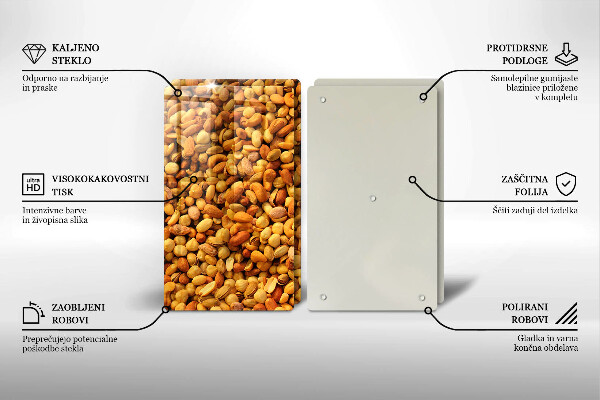 Kitchen worktop saver Mixture of nuts
