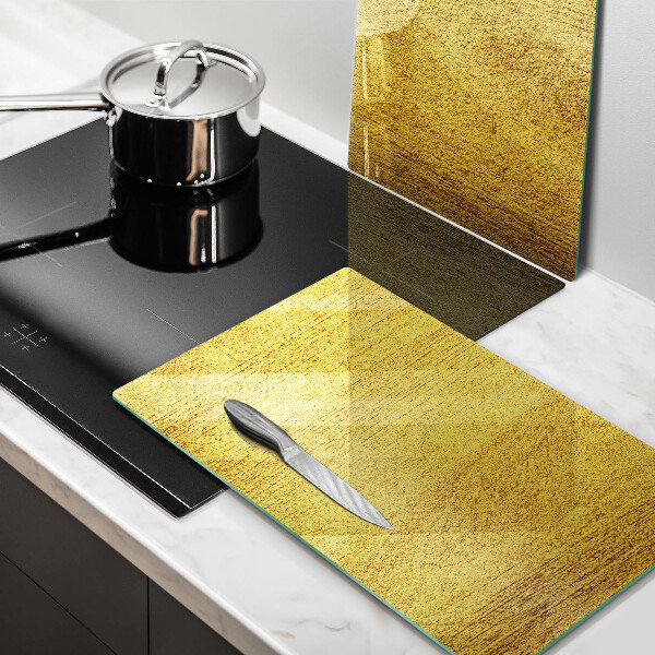 Kitchen worktop saver Yellow abstraction