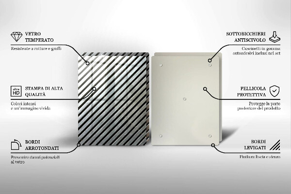 Kitchen worktop saver Metal lines