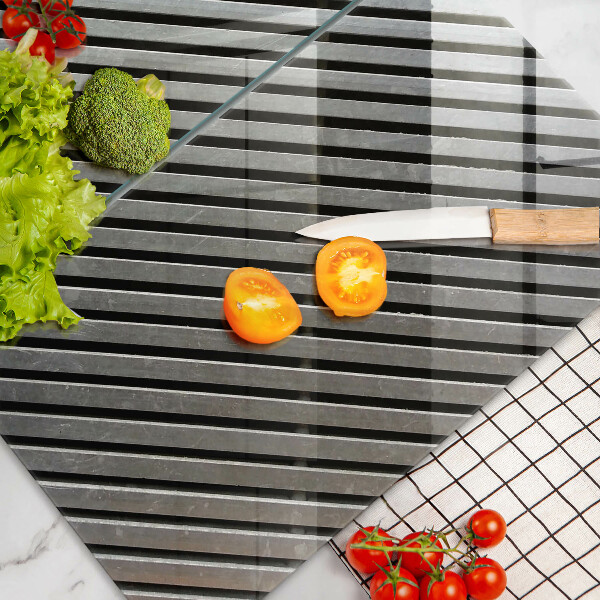 Kitchen worktop saver Metal lines