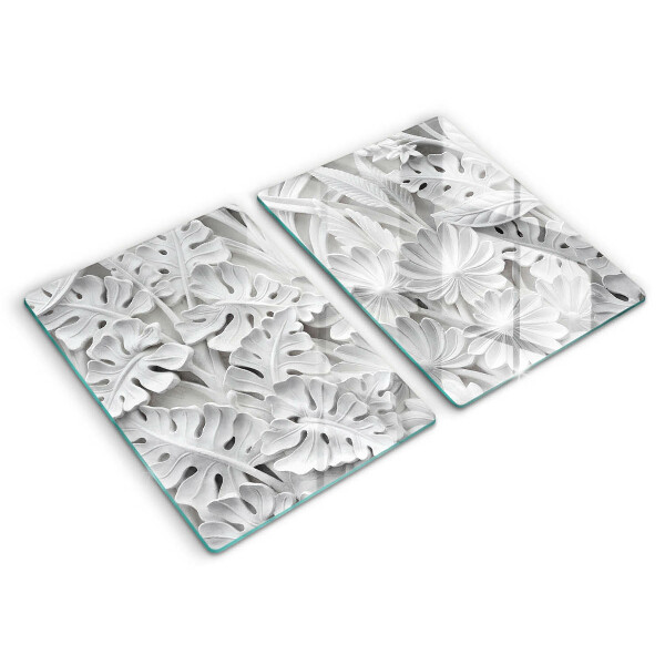 Kitchen worktop saver White flowers