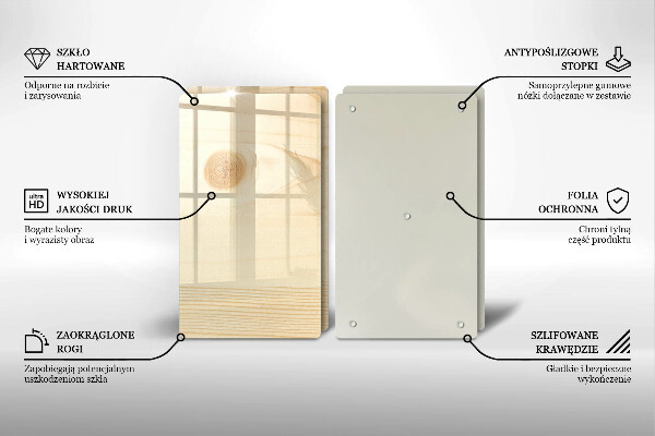 Kitchen worktop saver Wooden plank