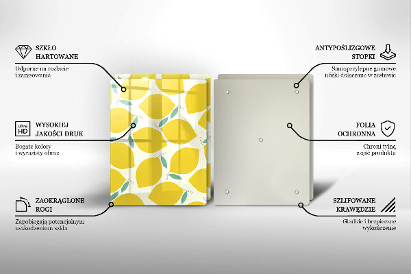 Kitchen worktop saver Illustratuion lemons