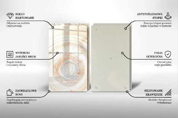 Kitchen worktop saver Wood texture