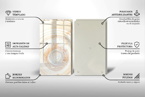 Kitchen worktop saver Wood texture