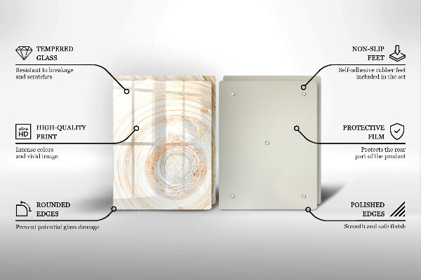 Kitchen worktop saver Wood texture