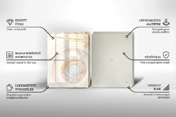 Kitchen worktop saver Wood texture