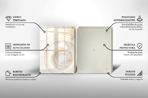 Kitchen worktop saver Wood texture