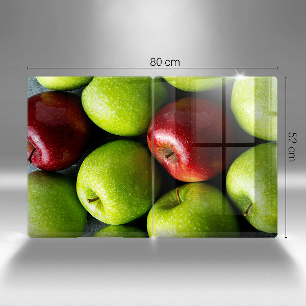 Glass worktop saver Juicy apples