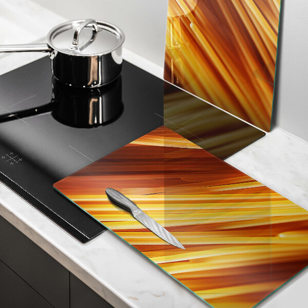 Glass worktop saver Spaghetti pasta