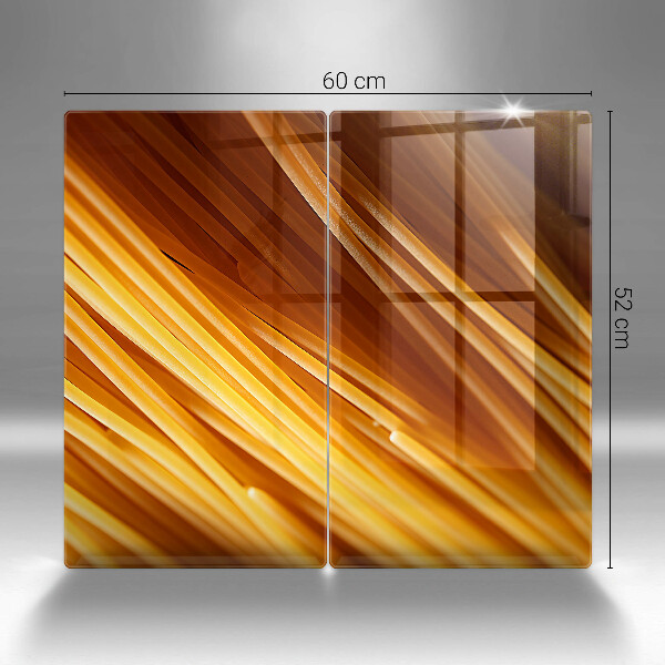 Glass worktop saver Spaghetti pasta