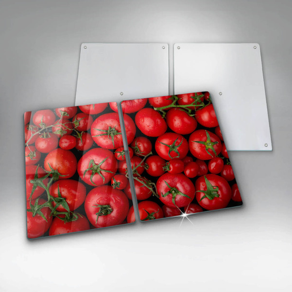 Glass worktop saver Tomatoes
