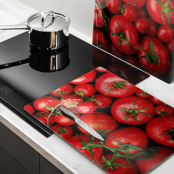 Glass worktop saver Tomatoes