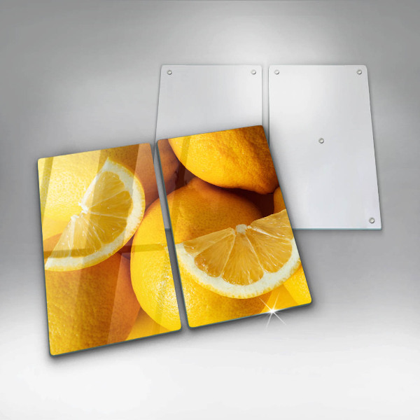 Glass worktop saver Juicy lemons