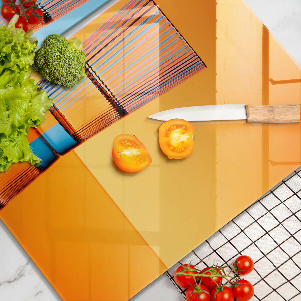 Glass worktop saver Two glasses of water