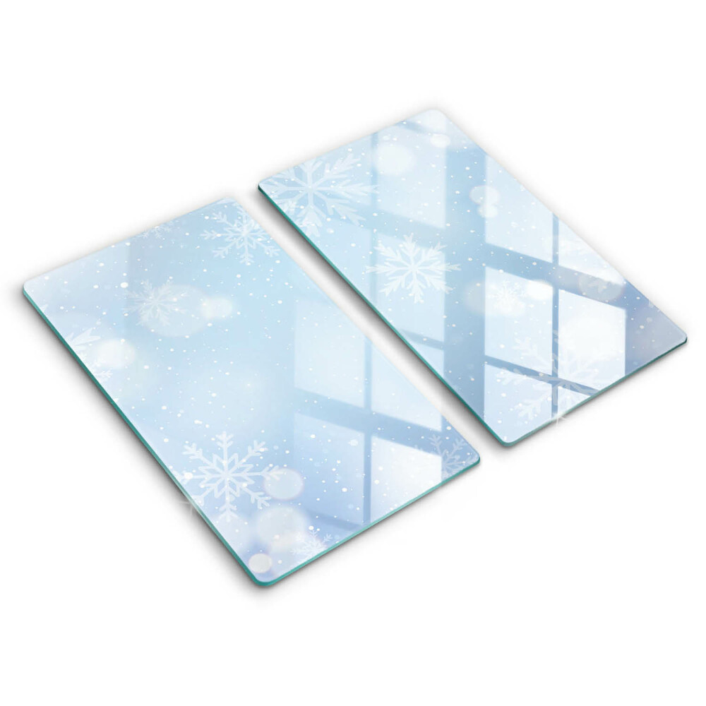 Glass worktop saver Winter texture