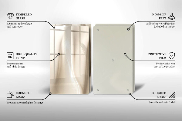 Glass worktop saver Ice cream