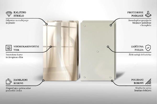 Glass worktop saver Ice cream