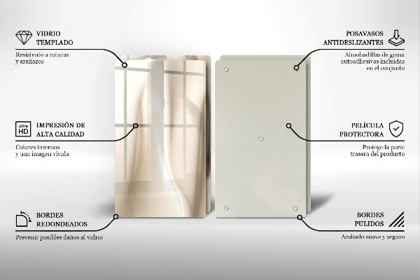 Glass worktop saver Ice cream