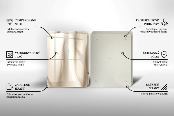 Glass worktop saver Ice cream