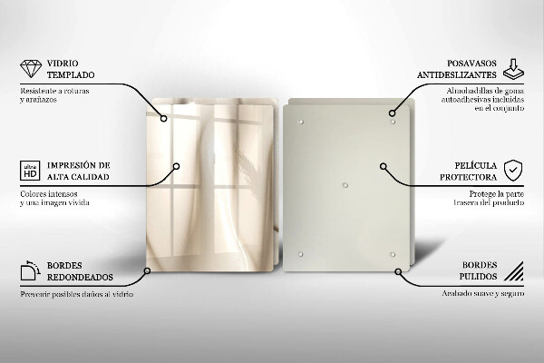 Glass worktop saver Ice cream