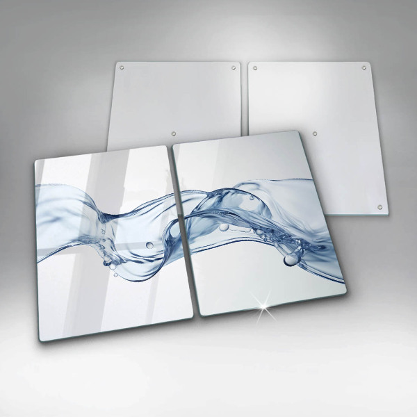 Glass worktop saver Crystalline water