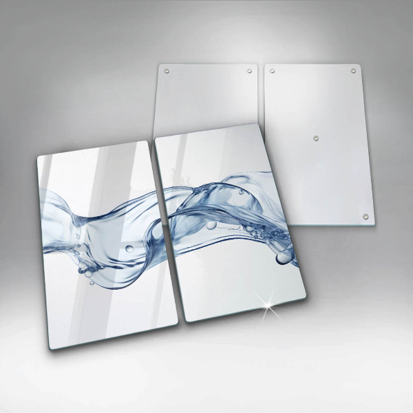 Glass worktop saver Crystalline water